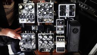 REBUILDING MY BASS VI PEDALBOARD FOR CHAOTIC HARDCORE / SLUDGE / MATHCORE / DOOM / NOISE Holy Island Audio Blast Radius Demo No Talking
