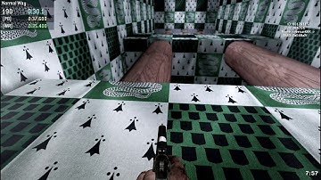 MY BEST 190 RUN! Cod4 deathrun Speedrun Harrypotter (190g)