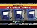 Pegasus over lock m952 error 18 error 17 error 16 program solve #pegasus m900 error 18,17,17 solve 
