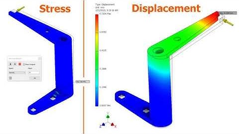 Tutorial Inventor - 036 FINITE ELEMENT ANALYSIS - Parts (Force)