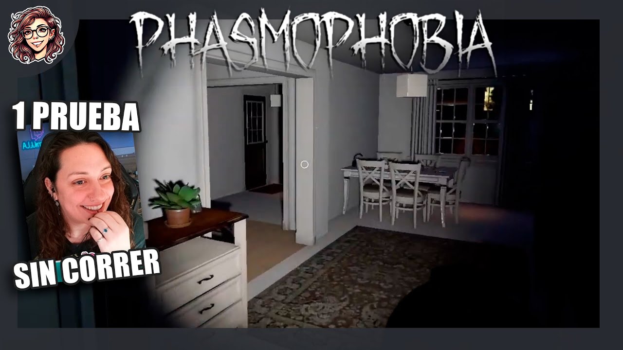 UNA sola PRUEBA, sin correr y perdiendo la cabeza en PHASMOPHOBIA