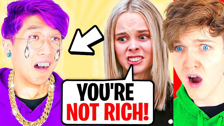 Girl FAKES BEING RICH At School, What Happens Is Shocking! (LANKYBOX REACTS TO DHAR MANN!)