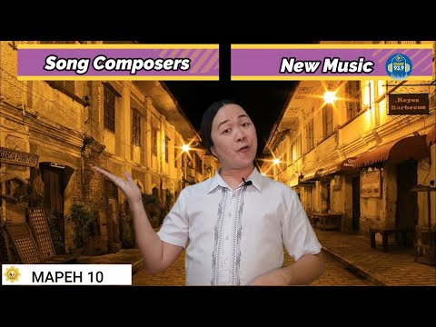 MUSIC 10: NEW MUSIC AND SONG COMPOSERS