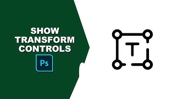 how to show transform controls photoshop