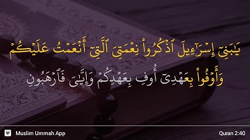 سوره بقره آیه 40