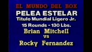 Brian Mitchell vs Francisco Fernandez