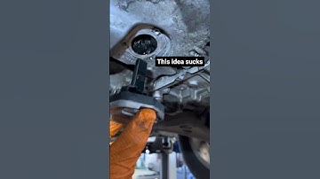 Change engine sensor without draining the oil👍 #brilliant #genius #mechanic #mindblown