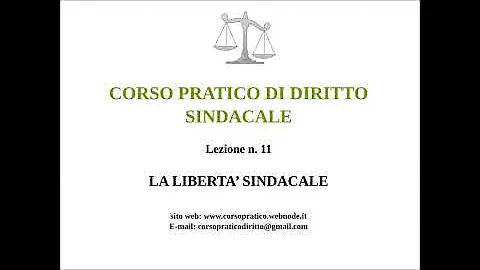 Quale legge tutela la libertà sindacale?