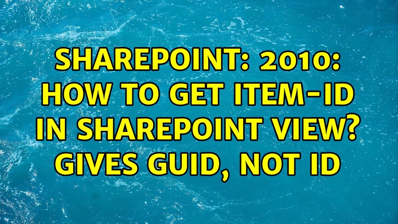Sharepoint 2010 How To Get Item ID In SharePoint View ID Gives sharepoint-2010-how-to-get-item-id-in-sharepoint-view-id-gives