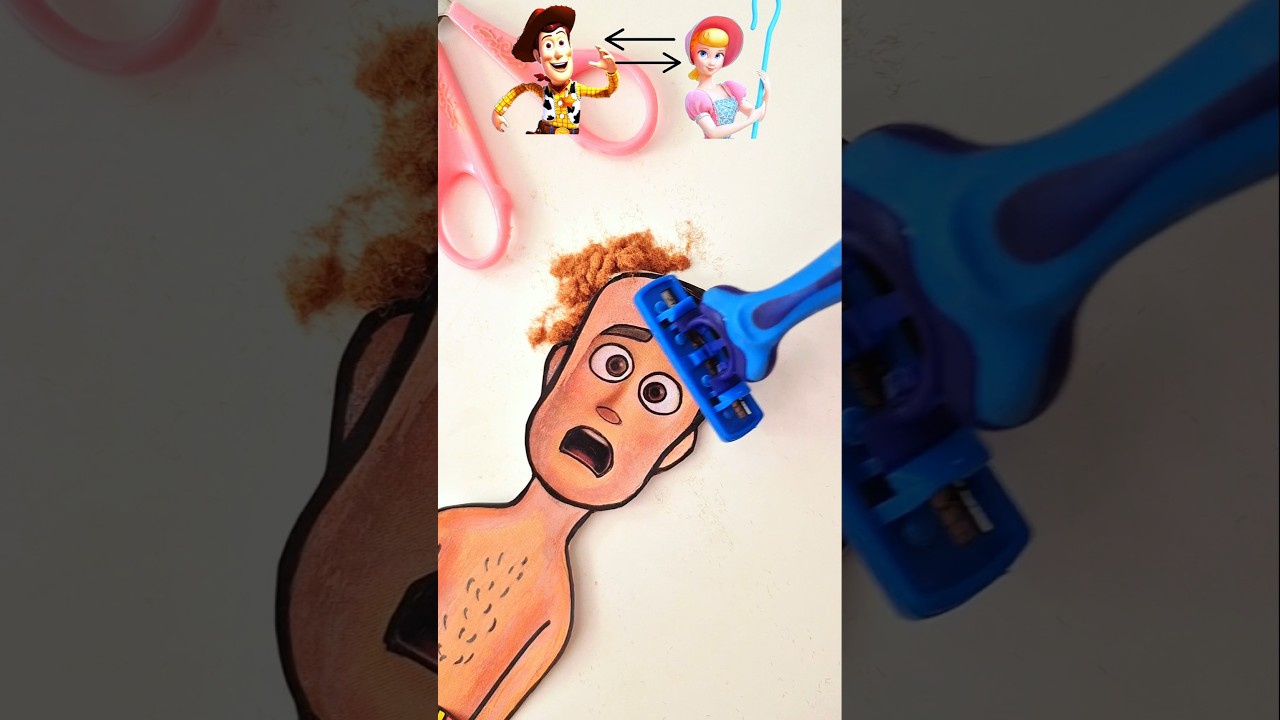 Woody as Bo Peep?! Bo Peep as Woody?! [A or B??]???? #woody#bopeep#toystory5 #art 
