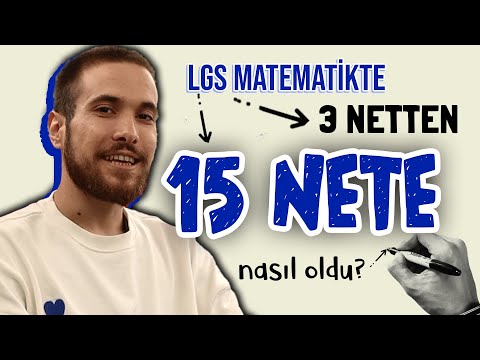 LGS Matematikte 3 NETTEN 15 NETE ÇIKMAK - #BaşarıHikayeleri