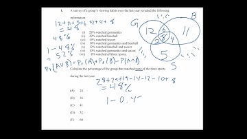 Actuarial Exam P SOA Problem 1