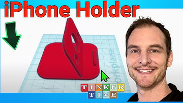 Hoe maak je een iPhone-houder met Tinkercad voor 3D-printen - Tinker Time