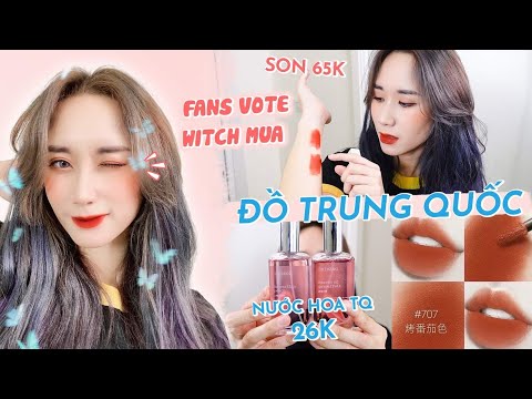 FANS VOTE WITCH MUA: NƯỚC HOA 26K, SON NỘI ĐỊA TRUNG 65K SIÊU ĐỈNH | HƯƠNG WITCH