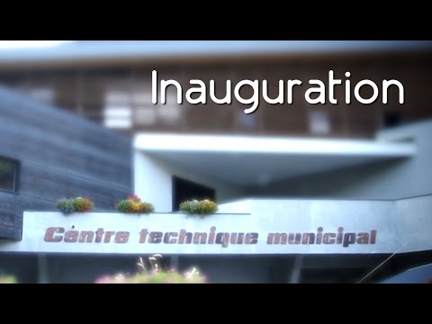 L'inauguration du centre technique de Châtel...