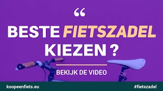 Beste Fietszadel Tegen Zadelpijn