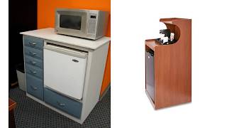 Fascinating Cabinet for Mini Fridge and Microwave