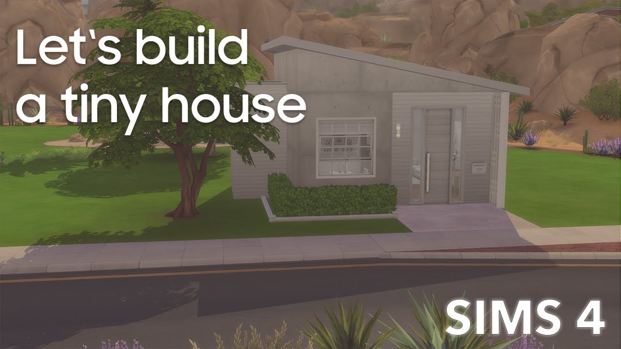 Let's try the TINY home challenge in the Sims 4! | NO CC - YouTube