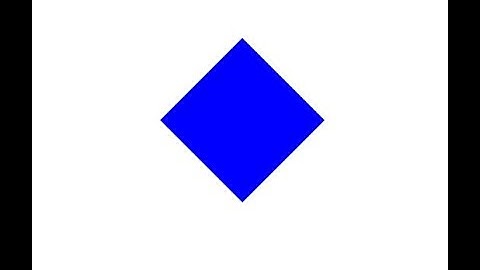 Diamond shape with HTML and CSS