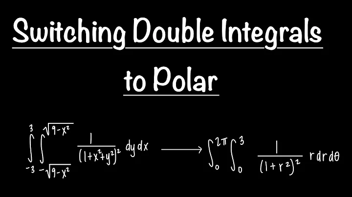 Switching Double Integrals to Polar | Areas Using Double Integrals | Math with Professor V