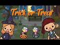 Siblings Trick or Treat Routine! | Toca life world