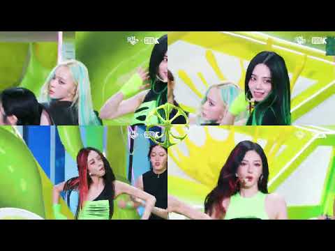 AESPA "LEMONADE" 4FaceCams //  KBS Music Bank