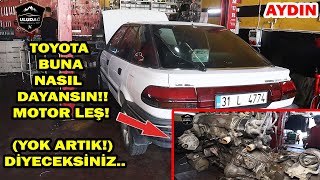 1990 TOYOTA COROLLA 1.6 GL LİFTBACK MOTOR REKTİFİYE (ARABA YATAK SARMIŞ VE AŞIRI YAĞ YAKIYOR!)