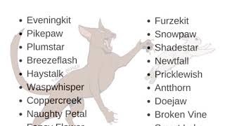 Warrior cats - Name generator :3 I got blazingpool.. What's yours?  ~Silverfire