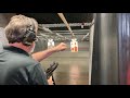 Shooting an MP5 suppressed on full auto.