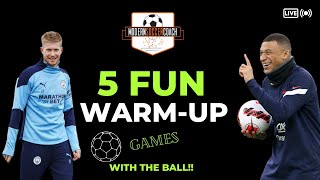 Five Fun WarmUp Drills with the Ball!!