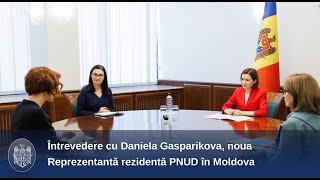 Întrevedere cu Daniela Gasparikova, noua Reprezentantă rezidentă PNUD în Moldova