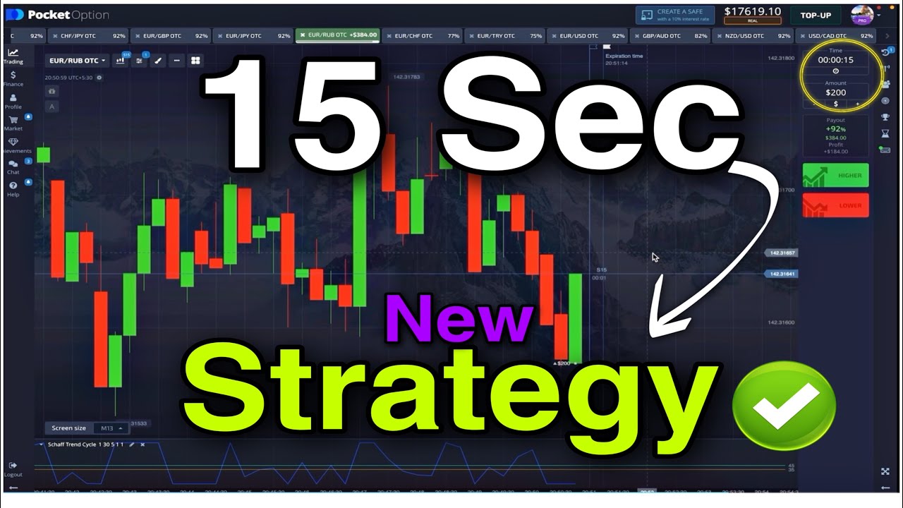 15 sec strategy Pocket Option ✅ Working 💯 good and easy strategy