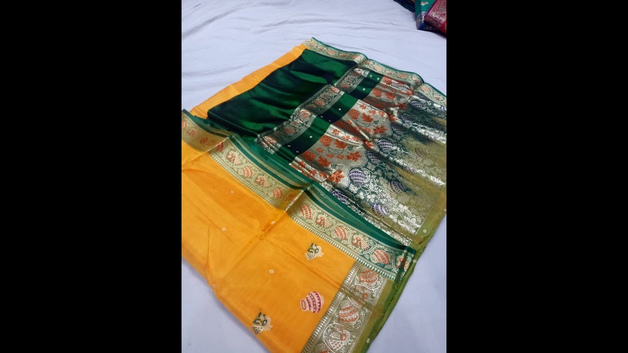 LATEST PAITHANI SAREE AVAILABLE ON 9373240076 - YouTube