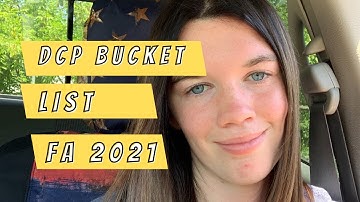 DCP Bucket List DCP 2021