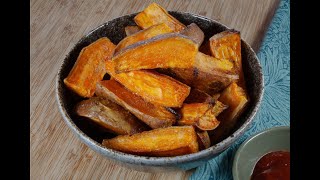 Making Sweet Potato Wedges the Easy way! UKHarvest