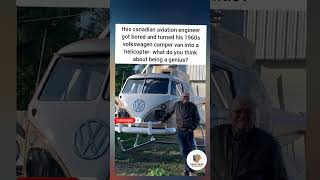 When a VW Camper Van Meets a Helicopter!