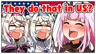 Fuwamoco Finds Out The Most American Thing Ever from Calli 【Hololive EN】