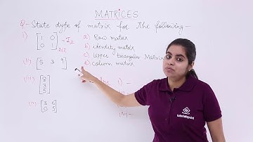 Class 12th – Types of Matrix Problem-1 | Matrices | Tutorials Point