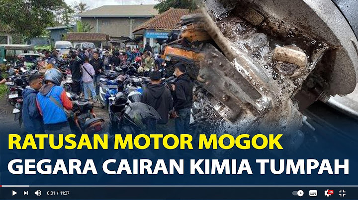 Cairan Kimia Tumpah di Padalarang Bandung Barat, Ratusan Motor Mogok dan Cat Mengelupas