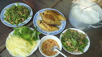 Độc Đáo món Chuột Đồng Xào Rau Ngổ đúng điệu Miền Tây | Nét Quê #420