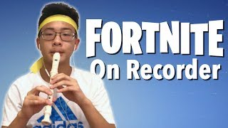 FORTNITE DANCES ON RECORDER chords