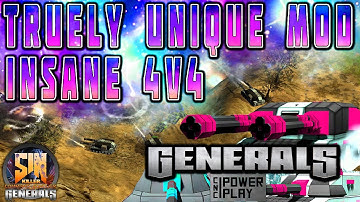 Zero Hour 4v4  - CNC Power Play |Testing A New Specifically Designed Map For Mod|Its Amazing Concept