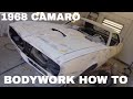 1968 Camaro "Reloaded" Body Filler, Spray Polyester, and Body Work Video V8TV