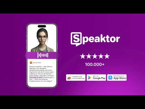 Locuciones Naturales en 50+ Idiomas con Un Solo Clic | Speaktor AI - video from Transkriptor