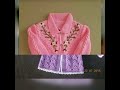 Hand knitted baby girl cardigan sweater