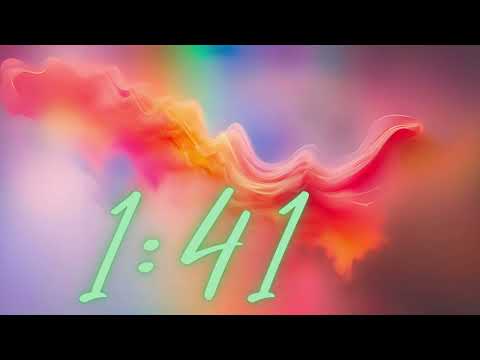 5 Minute Rainbow Pattern for Focused Tasks Timer - No Music No Alarm
