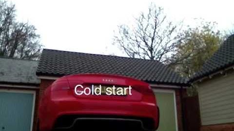 RS5 Centre resonator deleted and replaced by an X pipe