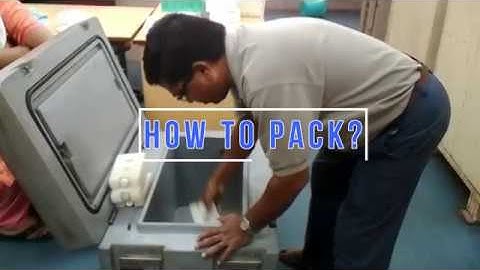 How to pack vaccine in coldboxes