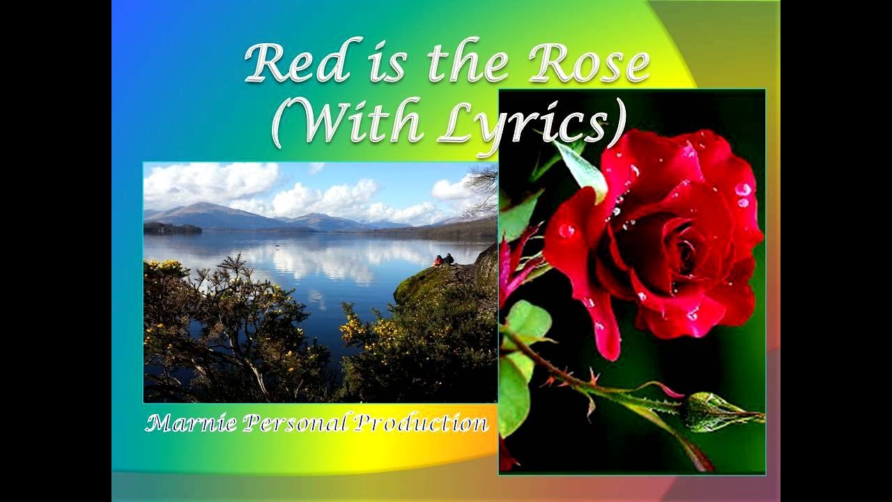 “Red is the Rose” (With Lyrics) YouTube
