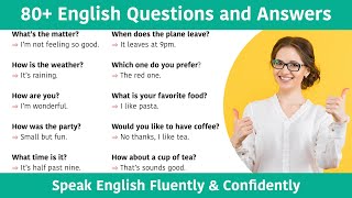 80 + English questions and answers for Conversation || Basic English question answer